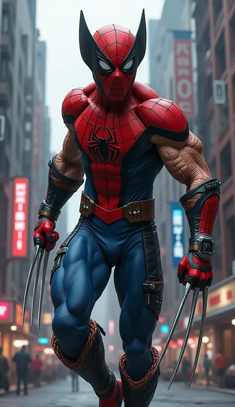 Fusion of spiderman and wolverine 