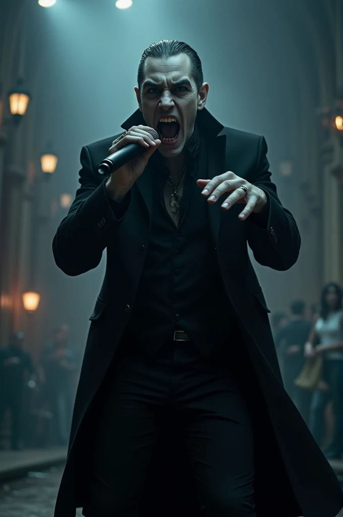  Pictures of a vampire singing a rap