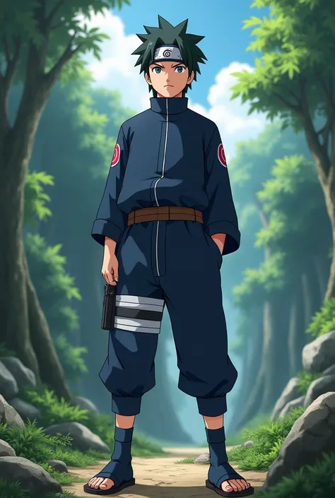 Man in Naruto clothes 