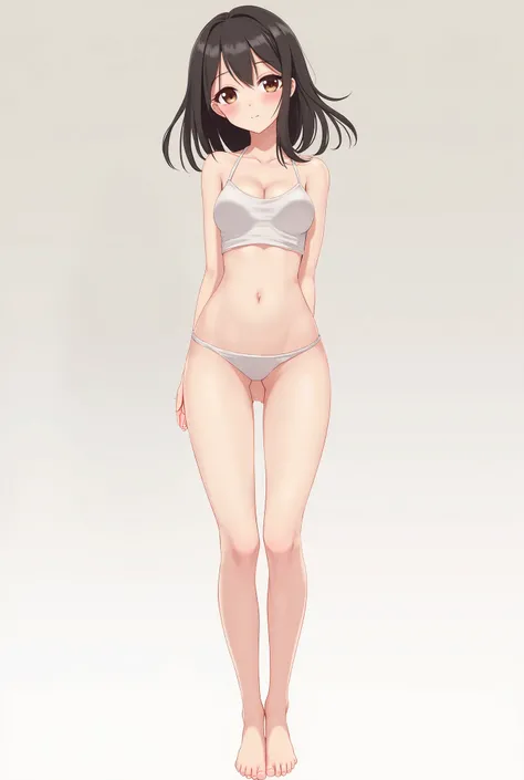 animegirl full body base with no cloth