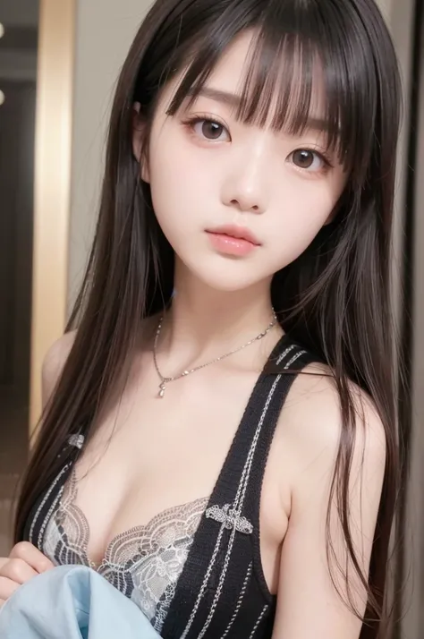 ((( high resolution))),((( High Quality ))),( clear), is present:1.4,20 years old,Idol&#39;s face, 1 girl, random sports bra ,  very short miniskirt :1.7,Room self ,,  perfect figure, Search 。 hairstyle is random, Random Hair Color ,( big breasts), bracele...