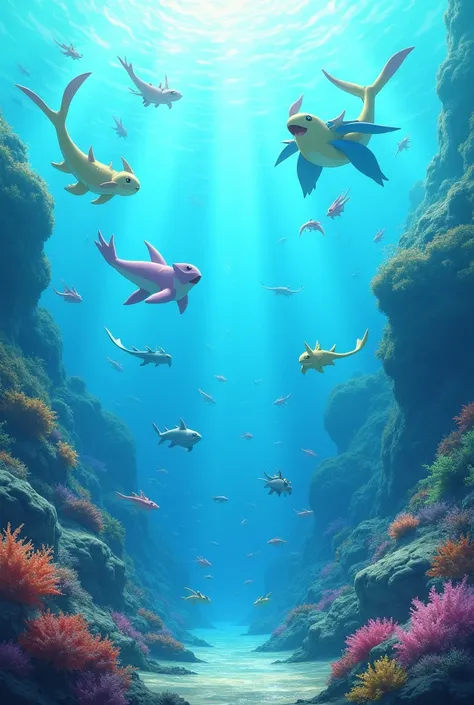 A lot of Pokémon are in water. 