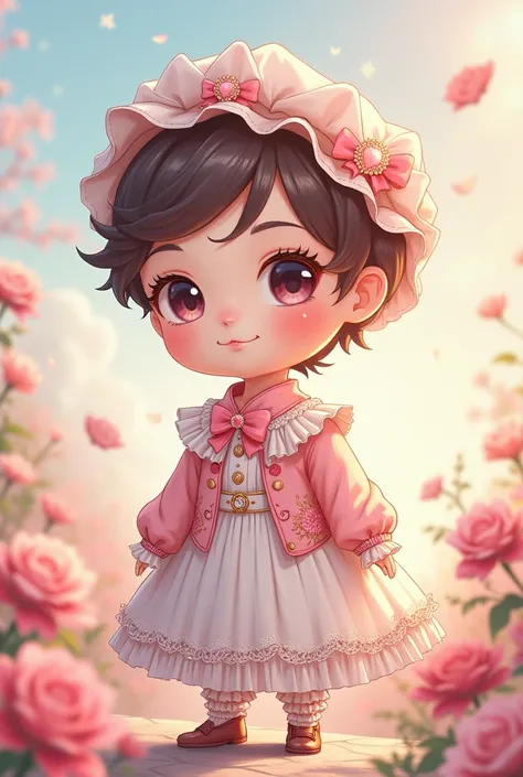 boy dress in girl anime style cute cute