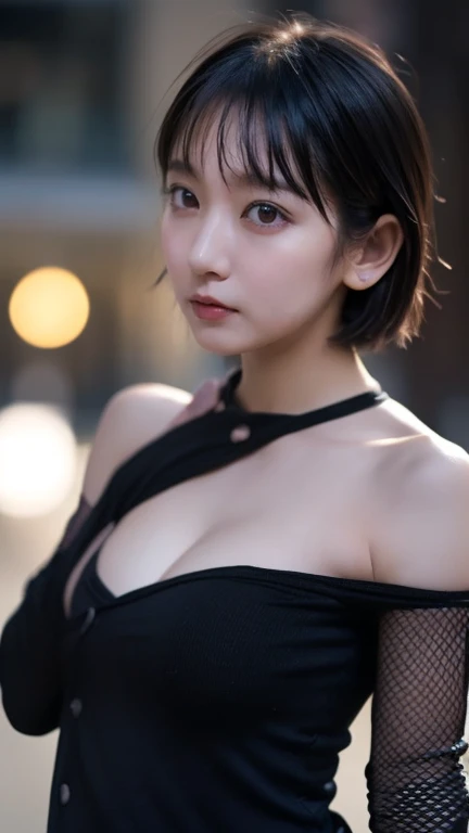  female middle school student、 beautiful Japanese girl,  pretty face,  People Watching Viewers 、( hyperreality ：1.35)、( real ：1.4)、 beautiful Japanese woman、(( grumpy expression during shooting ))、One person、light makeup、masterpiece、最 High Quality 、 High Q...