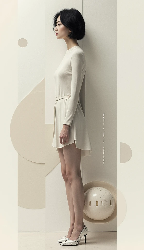 Minimalist photography, fashion, surreal, collage
