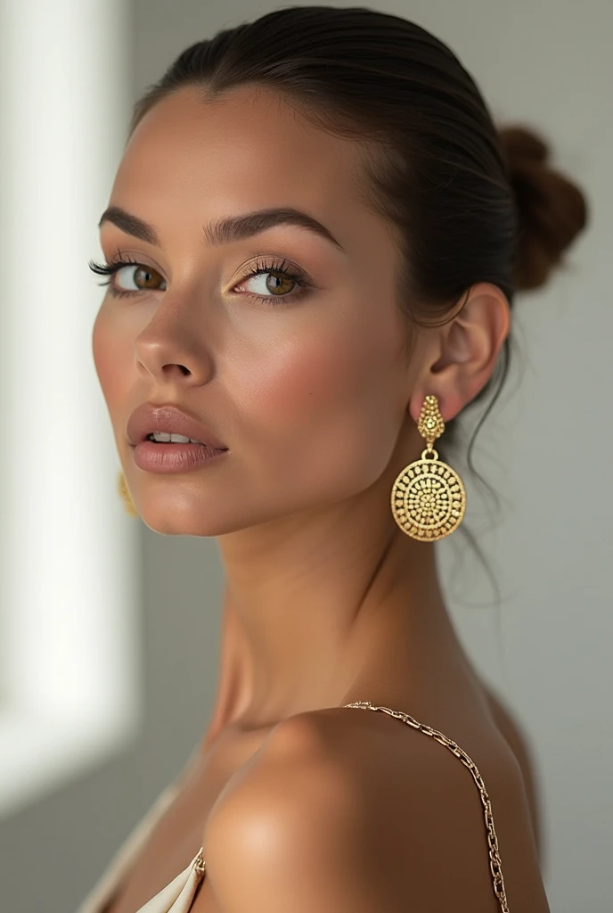 A model wear earing 