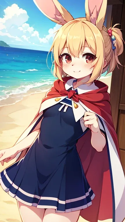 Female furry cute adorable beautiful kawaii nice sara the Bunny with beautiful kawaii Beach club cape may cafe dress sport 2d cartoon 2d animation 2d anime style 