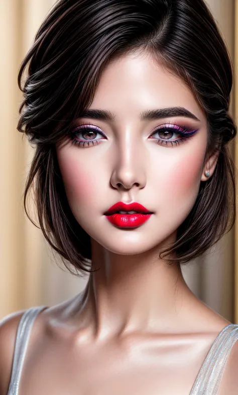 (ultra-detailed primetime portraits)、 ((Ultra-realistic最high quality、 8K、 The ultra -The high-definition))、(beautiful face:1.6)、(detailed face:1.6)、(detailed eyes:1.45)、(detailed lips:1.3)、(Detailed nose:1.2)、1girl:1.3 22years old、fashion supermodel、real:1...