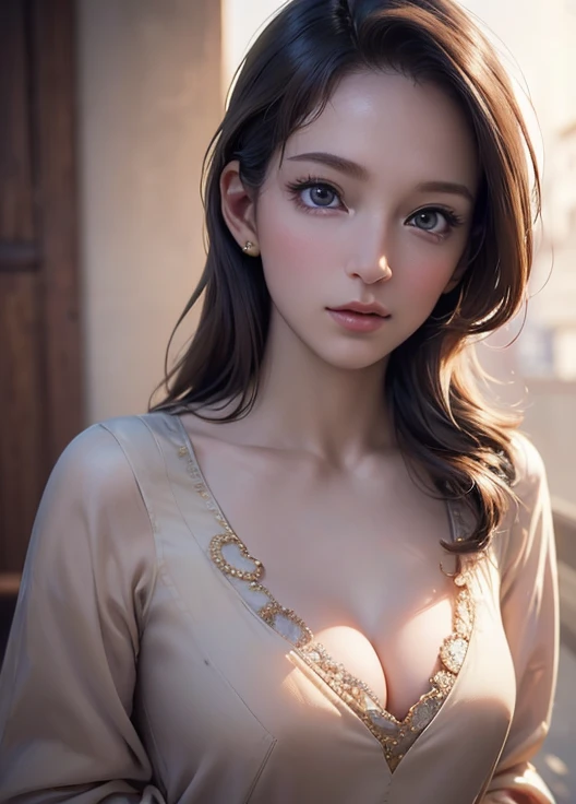 (Masterpiece:1.3), (8k,  photorealistic,  RAW photos,  best quality: 1.4), 
( 1 girl),  beautiful face, ( Realistic Face), 
  beautiful hairstyle ,  
Realistic eyes,  Beautifully Detailed Eyes , 
(realistic skin),  Beautiful skin, 
( blouse), 
  is ridicul...