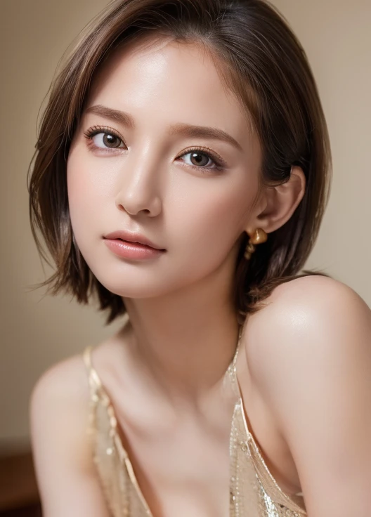 (Masterpiece:1.3), (8k,  Photorealistic,  RAW photos,  best quality: 1.4), 
( 1 girl),  beautiful face, ( Realistic Face), 
  beautiful hairstyle ,  
Realistic eyes,  Beautifully Detailed Eyes , 
(realistic skin),  Beautiful skin, 
( blouse), 
  is ridicul...