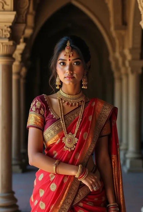 a Odia woman in a sari posing for a picture, indian goddess, traditional beauty, indian, beautiful goddess, ornate cosplay, indian style, indian super model, beautiful maiden, gorgeous woman, south east asian with long, provocative indian, gorgeous beautif...