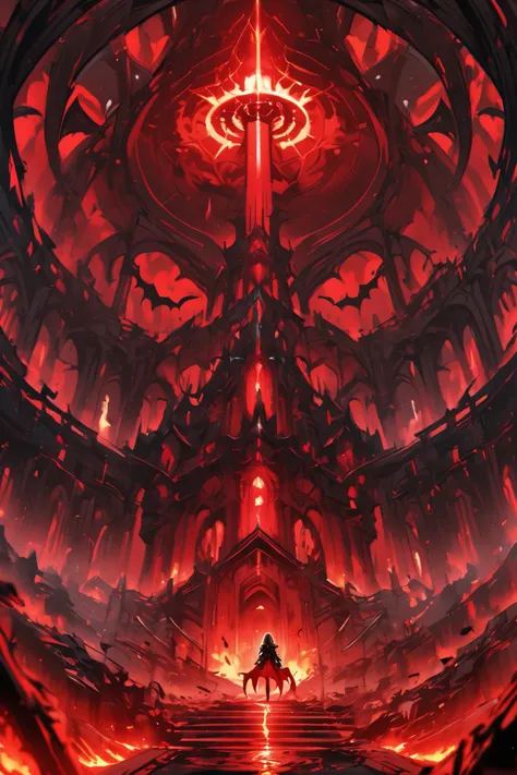 The tower of devil, inside of hell tower