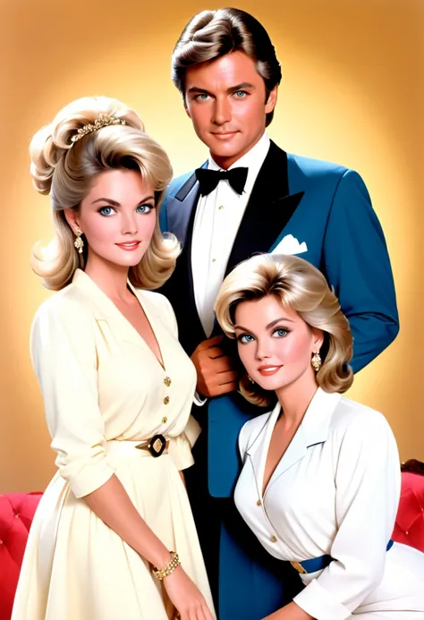  Falcon Crest TV Series Movie Poster, dallas, dynasty, The Colbys  ,  Angela Channing , j.R. Ewing ...






