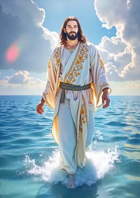 Jesus walking on water 