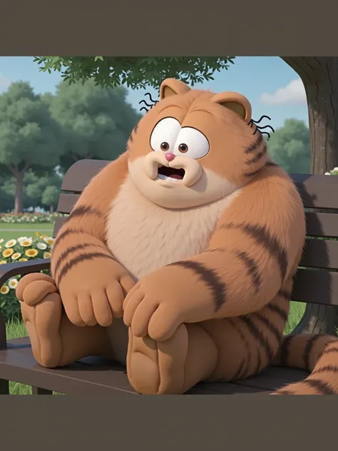 Vic Garfield Movie Garfield's father he is a fat cat with a plucked ear and fat hair on his belly