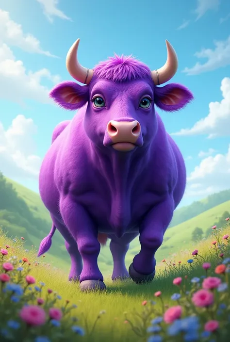 A real purple cow