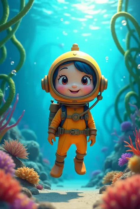  At the bottom of the sea with Disney-style diving equipment 