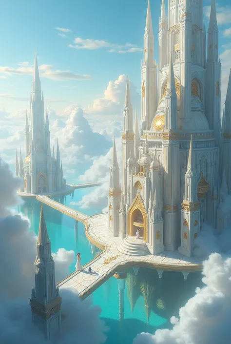 A City in the Sky,Without bases on Earth, made of marble ,Streets of Gold, And the one surrounded by a crystal sea, 