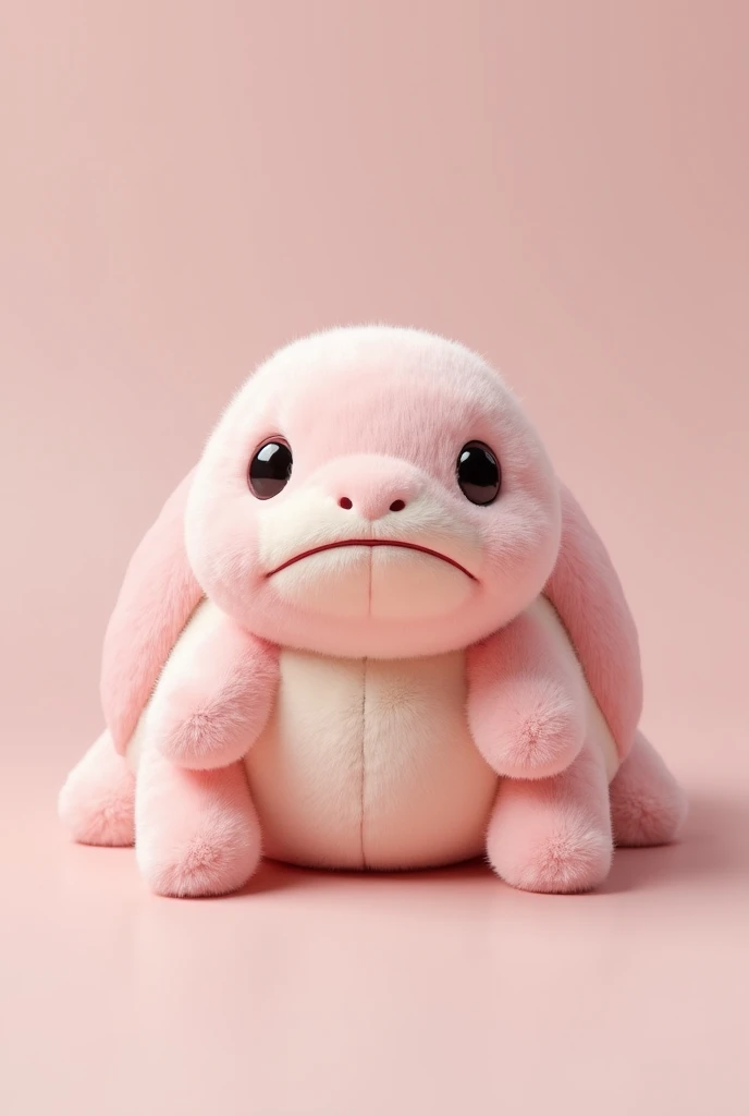 make me a cute pink turtle frowning jellycat