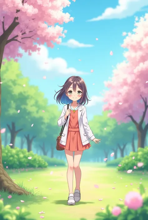 cute anime day in the park outfut