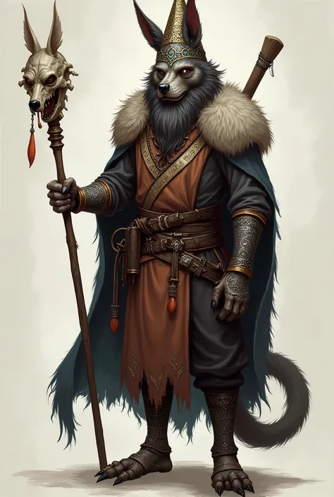 Here are some Noble Hunnic elements you could add or change to your Eldritch-themed Noble Werewolf, while maintaining an Eastern European Horror aesthetic:

Additions:

Headwear: A tall, conical hat made of felt or fur, adorned with feathers or wolf ears. ...