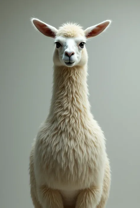 FEMALE MARK ZUCKERBERG MIXED WITH LLAMA HUMAN FORM