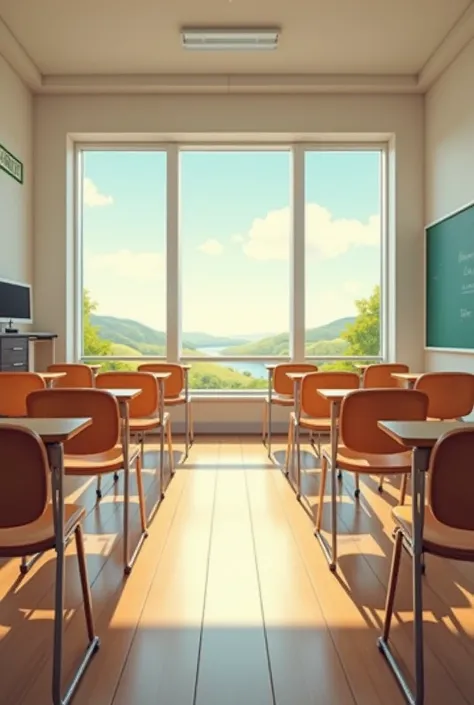 A background of a classroom 