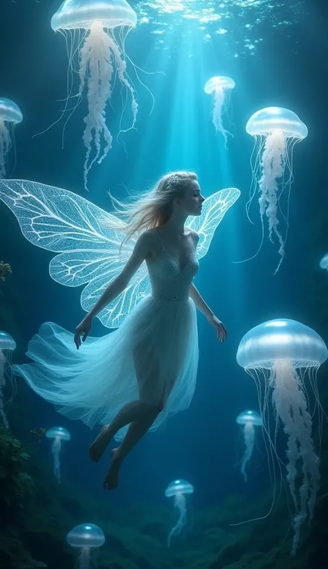 In the sea
fairy
jellyfish
Mysterious fantasy
picture