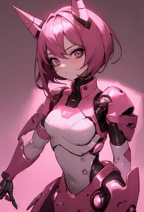  You have a girl with short hair and cyberponk-style clothes. Like for a wallpaper 