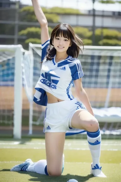 ((( wear white high socks that stretch to the knee)))、Slender young gravure idol  ,     young and cute gravure idol whose face is having sex   ,  Japanese High School Girl Uniforms 、  realistic young gravure idol   ,    young sensual gravure idol、  realist...