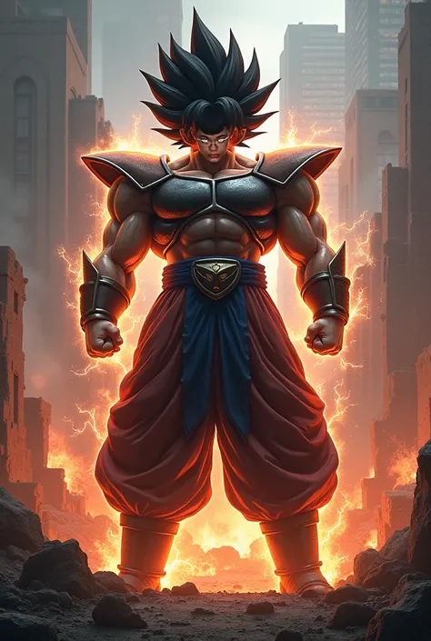 Make me like a very powerful Sayajin the most powerful of the Dragon Ball work and also of evil