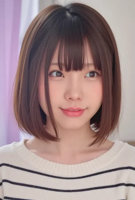 High quality portrait of a cute Japanese woman with great attention to detail