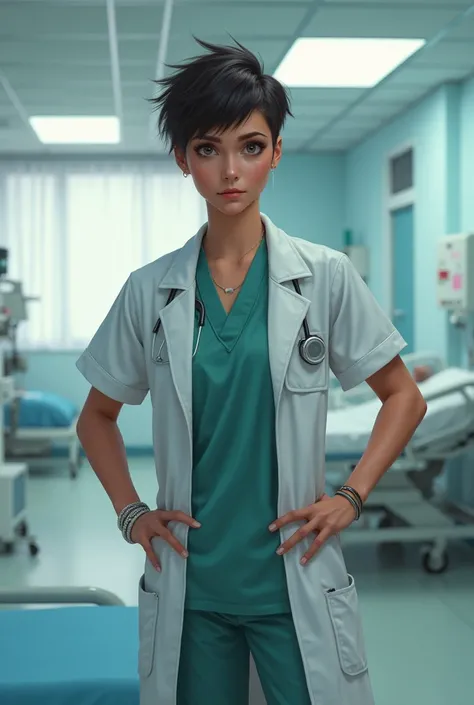 Realistic tomboy doctor 