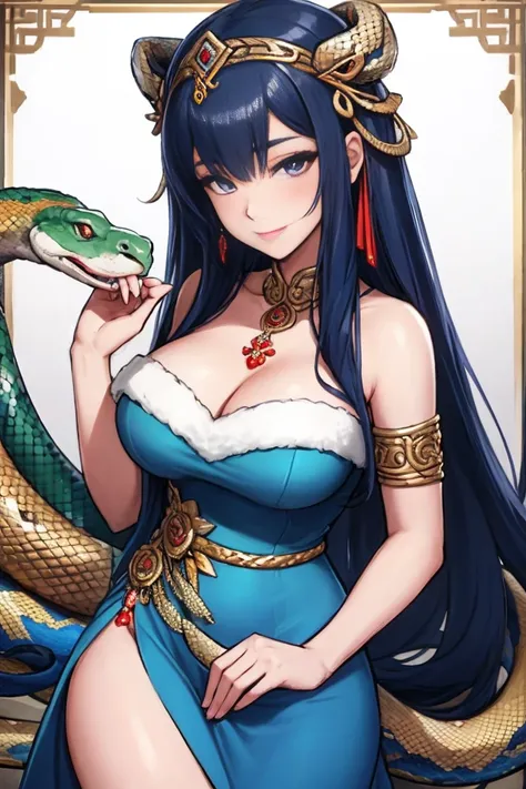  beautiful woman , dress 、Snake Goddess