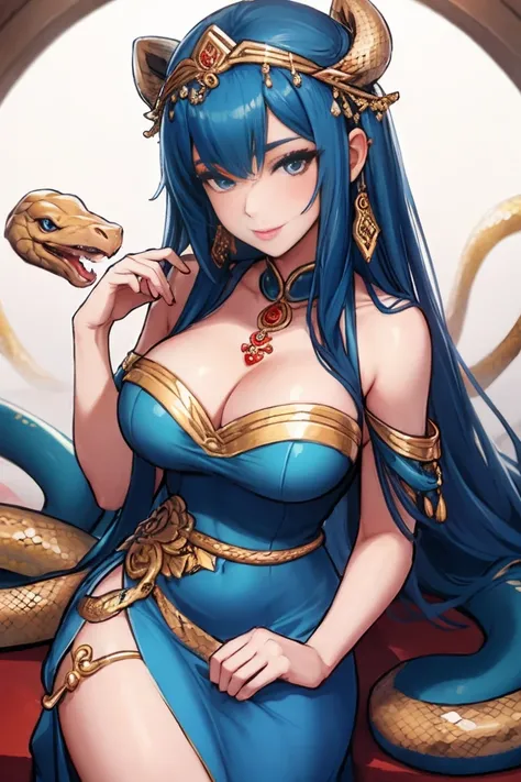  beautiful woman , dress 、Snake Goddess