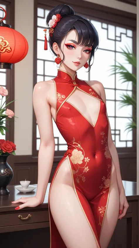 Character
1girl, (22 years old:1.6), an irresistibly sexy Chinese woman with flawless, smooth skin that is naturally radiant, with a soft pink undertone exuding vitality and freshness. Her complexion appears soft and matte, with realistic textures that inc...