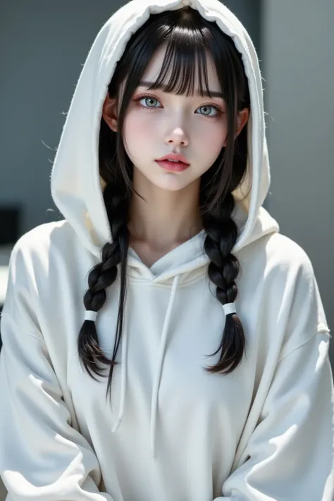  The background is minimized and softly illuminated , pale,  An angelic appearance that gently envelops ,  angelic appearance and .  ,  adds purity and gentleness .  She creates an oversized ,  Her expressive eyes are full of purity and wonder ,  Her expre...