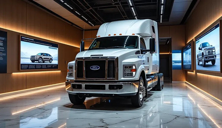 2025 Ford  F-650  luxury showroom interior view