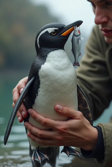  real 、Penguin in one、I held a fish