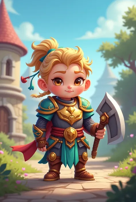 cute warrior 
