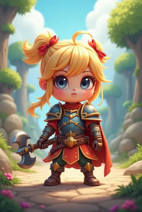 cute warrior 
