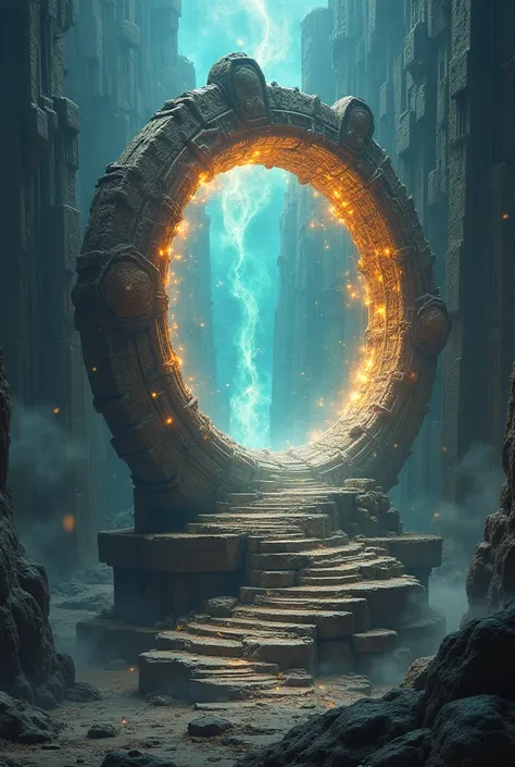 The mysterious portal that opens behind the ring on top