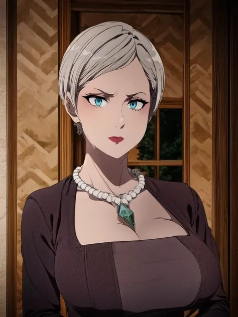 ((Grey hair)),  detailed, upperbody, wringkle skin,((Sagging big breast)),(((wedding ring))),((Wedding Ring)),Detailed body,Hyper Quality,Sign of Aging,Curvy figure,Skindentation,Wringkle in face,house,Middle Ages, cottage, farm, exterior, indoor, countrys...