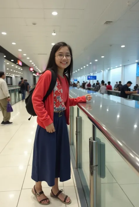 Can you take this picture in Peshawar bacha khan airport this girl picture take in the airport like real can you do this 
Her name is aayu she has a big channel on youtube your own you take picture another one but this girl picture take in bacha khan airpo...