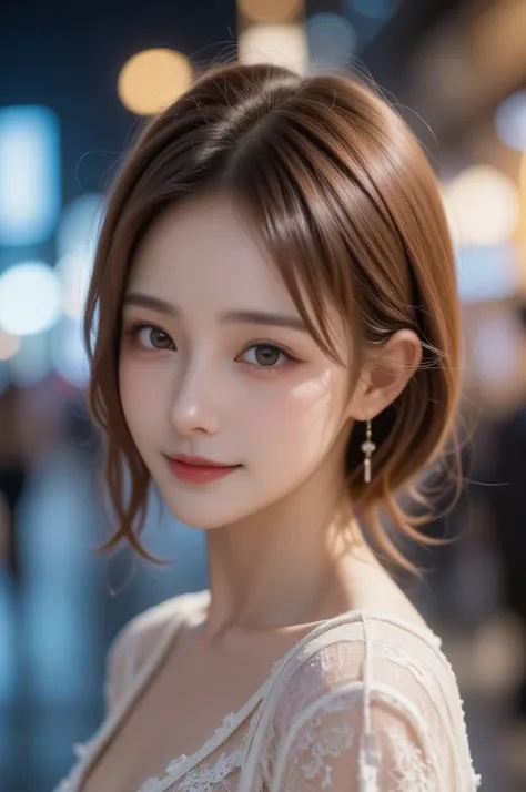   Beautiful Virtual Idols  ,  Detailed Digital Avatars  ,  Bright Holographic Figure , Clear, glowing skin ,  detailed facial features ,  Delicate expression,  Long Flowing Hair  ,  elegant pose  ,  Surreal Futuristic Environments  ,  polygonal dynamic lig...