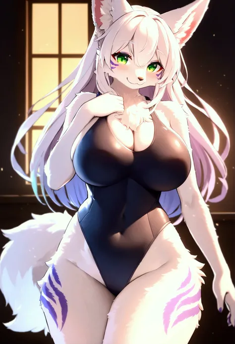 (top quality, best quality, High-quality illustrations, masterpiece, perfect artwork, cinematic light and shading, 16k, 1080p, uploaded on e621)(kemono, furry, anthro, alone), 1 larger female, (very detailed body, face, tail, arms, hands, legs, head and ey...