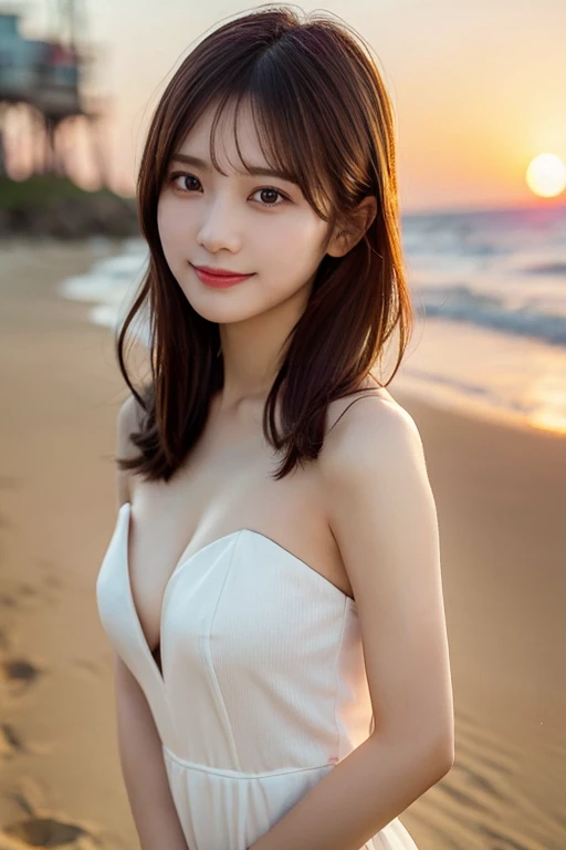 1 beauty, Detailed eyes, Puffy eyes, highest quality, 超A high resolution, (Reality: 1.4), Cinema Lighting, Ultra Wide Angle, (blurred background:1.4), Asian Beauty, Super Beauty, Beautiful Skin, Slender, slim body, delicate, Facing forward, (Surreal), (Ver...