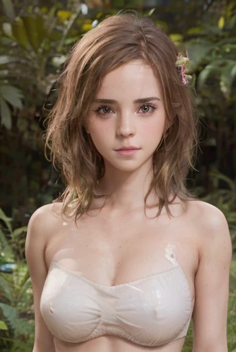 (realistic body photo of a sexy medium breasted woman), (emma watson), (nude), (bright eyes, vibrant eyes, brown eyes), (beautiful face, glowing face), (natural skin, glowing skin, realistic skin, soft skin),  (model body, beautiful body, sculptural body),...