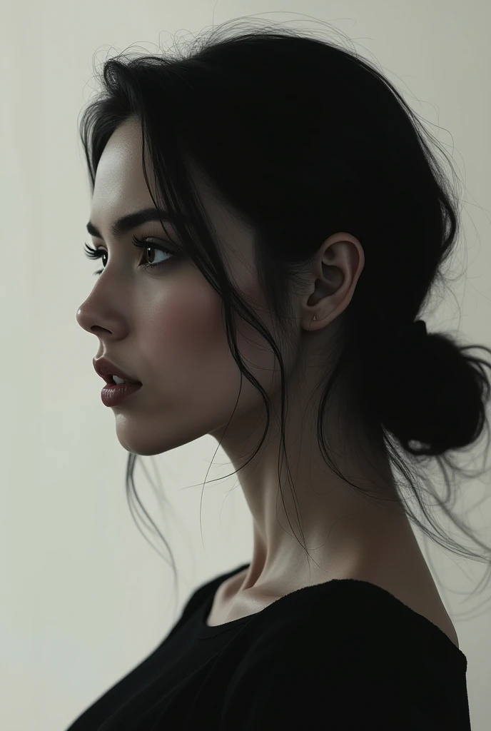 profile of a woman  