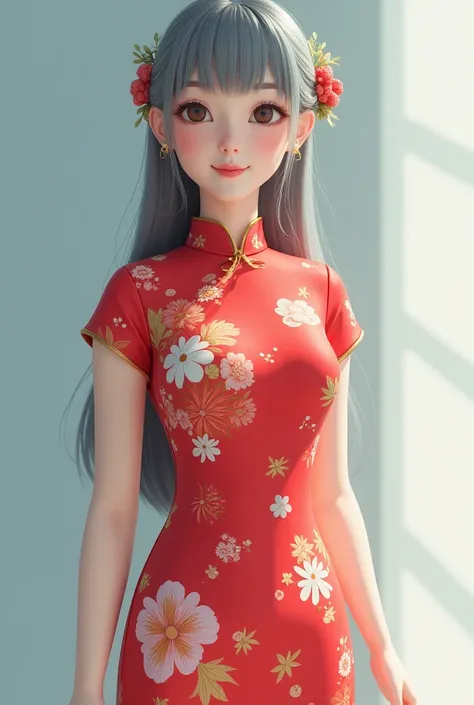 ((Biologically correct number of limbs)). 4K, 3d,Masterpiece. (Focus on the face)). Charming face ((Symmetrical face)).  
Eyes with detailed description, very beautiful woman, Beautiful and proportionate face, Asian face, Smile a little happy, distinctive ...